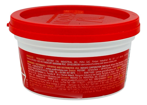 Grasa Multiproposito Litio Amarilla Vistony Ep-2 210g X2