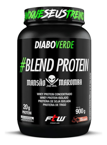 Diabo Verde Blend Protein 900g Mansão Maromba - Ftw