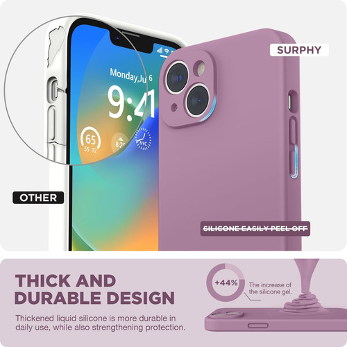 Surphy Diseñado Para El Estuche De iPhone 14 Plus Con Protec