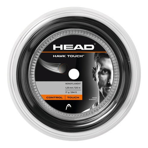 Rollo Cuerdas Head Hawk Touch Pro 1.25 120 Mts. Tenis Olivos