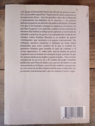 Alvin Toffler Las Guerras Del Futuro (Usado)