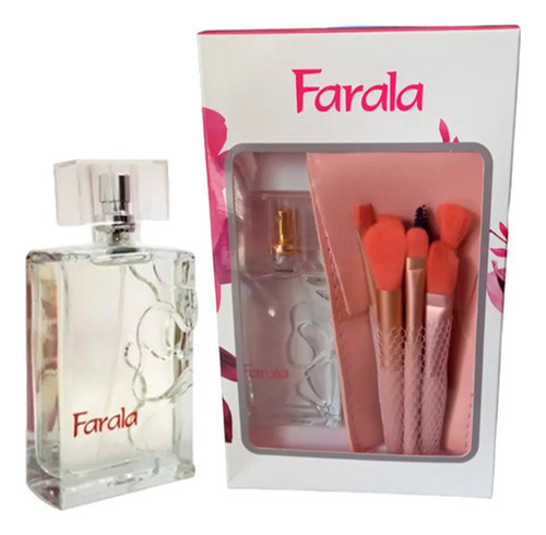 Pack Perfume Farala 50ml + Set De Brochas Universo Binario