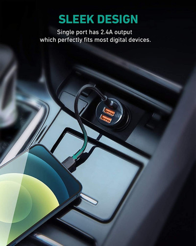 Imagen 4 de 5 de Aukey Cargador Para Auto Carro 36w Pd Usb C