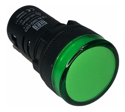 Sinaleiro De Led Verde Weg 22mm 220vca Ip54 Cew-sm2-d23