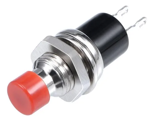 comprar Boton Interruptor Pulsador Switch 7mm Rojo Pbs-110 4unids