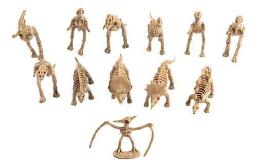 Qc Dinossauro Fóssil Figura Brinquedos Animal Modelo Figuras