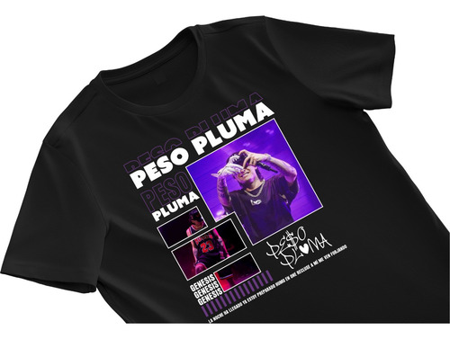 Playera Peso Pluma Genesis Nueva Vida Frase Corridos Dtf