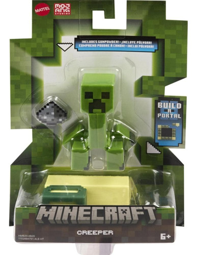 Creeper Minecraft Mini Bonecos - Mattel Gtp08-hmb20