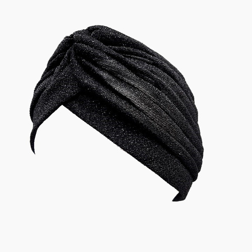 Turbante Liso Con Lurex Elastizado