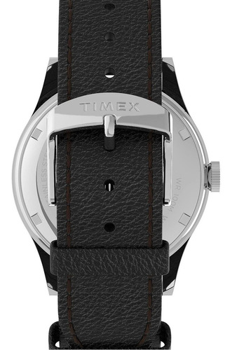 Reloj Mujer Timex Tw2u90200vq Automático 39mm Pulso Negro