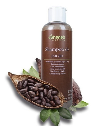  Shampoo Cacao Shana´s Nature Sin Sulfatos Libre Parabenos