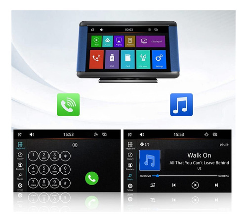 Reproductor De Mp5 Bt For Automóvil De 7 Pulgadas Receptor