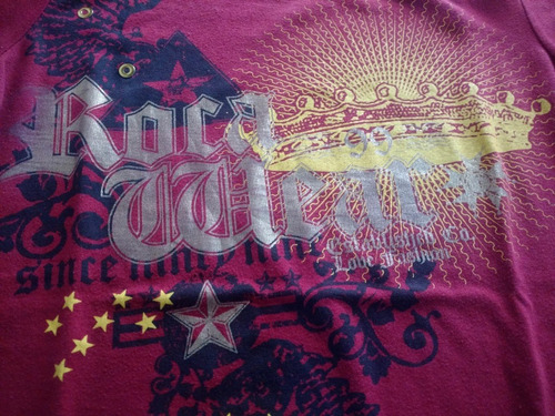 Remera Roca Wear Importada De Usa