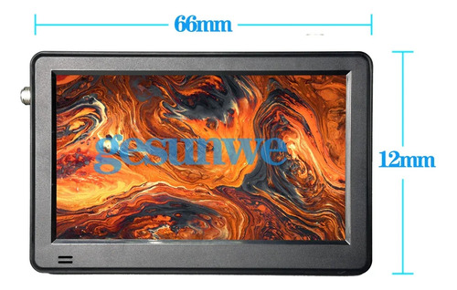 Mini Tv Portátil Recargable Leadstar De 6 Pulgadas, 800 X 48