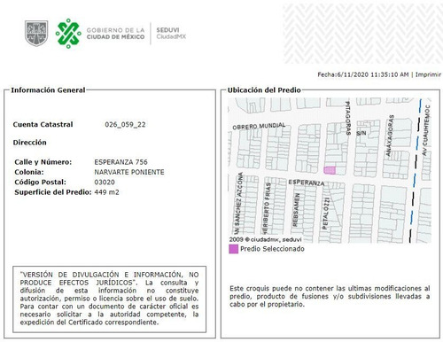 Imagen 6 de 6 de Departamento En Narvarte (erny)