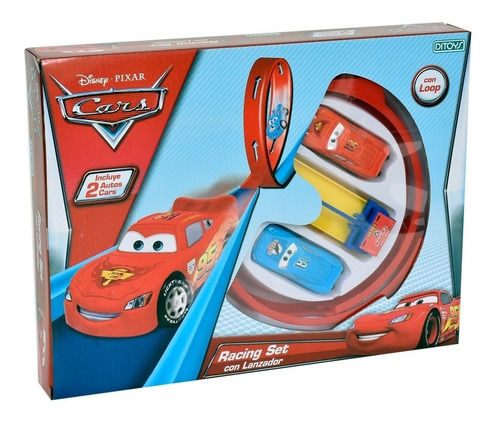 Cars Disney Pista Con Lanzador Racing Con 2 Autos Tm1 1183