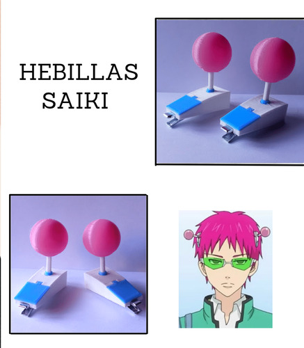 Hebillas Del Personaje Saiki Del Anime Saiki Kusuo No Psi-na