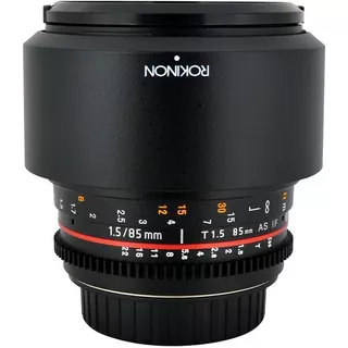 Lente Rokinon 85mm T1.5 Cine Nikon - Pronta Entrega