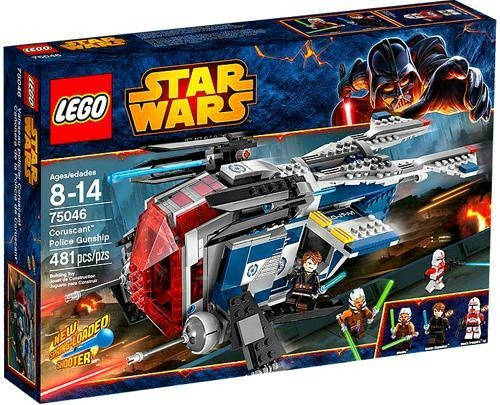 Lego Star Wars The Clone Wars Coruscant Police Gunship Set