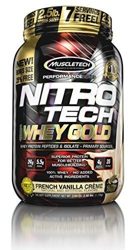 Muscletech Nitro Tech 100 Whey Gold De La Construcción De