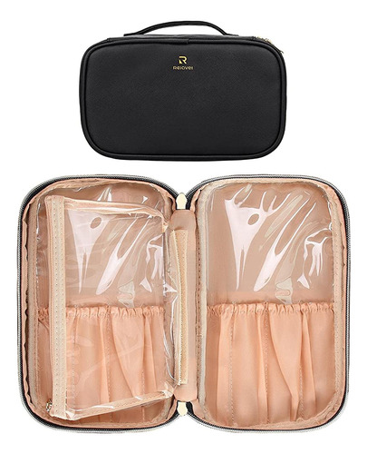 Relavel Travel Makeup Brush Bag Con Bolsa De Maquillaje Tran