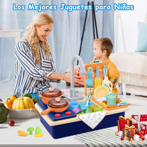 ! Cocina De Juguete For Niños, Set De Cocina Infantil,