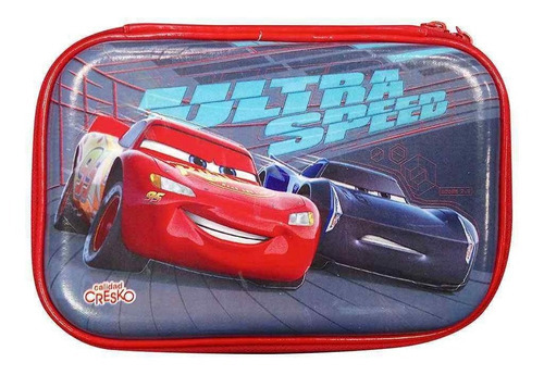 Cartuchera Cars Canopla 1 Piso Cars 3d Calidad Cresko Eva