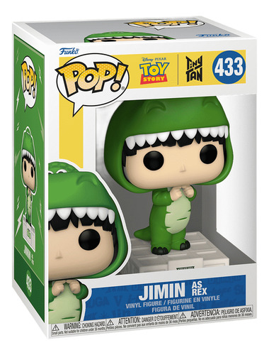 Funko Pop Jimin As Rex #433 Bts Toy Tinytan Pixar