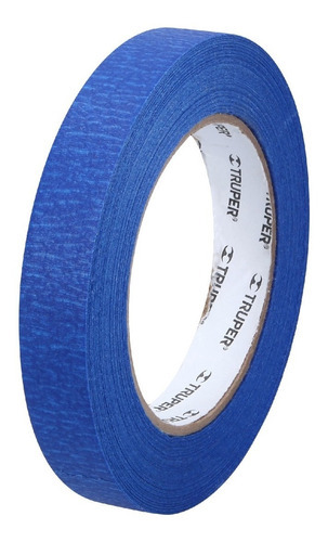 Cinta Masking Tape Azul De 3/4 X 50 M, Truper 12621