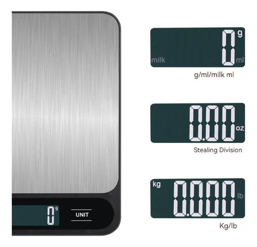 // Báscula Digital De Cocina Para Alimentos De 10 Kg,