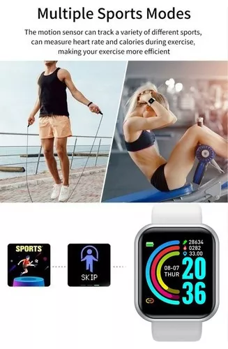 Relógio Inteligente Smartwatch Mujer Macho Whats Face [u]