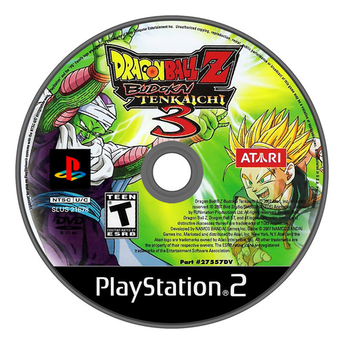 Jogo Dragon Ball Z Budokai Tenkaichi 3 Ps2 Playstation 2