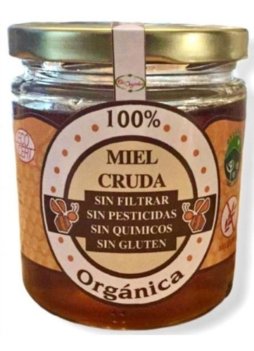 Miel De Abejas Organica 500g Sin Gluten - Ricorganico