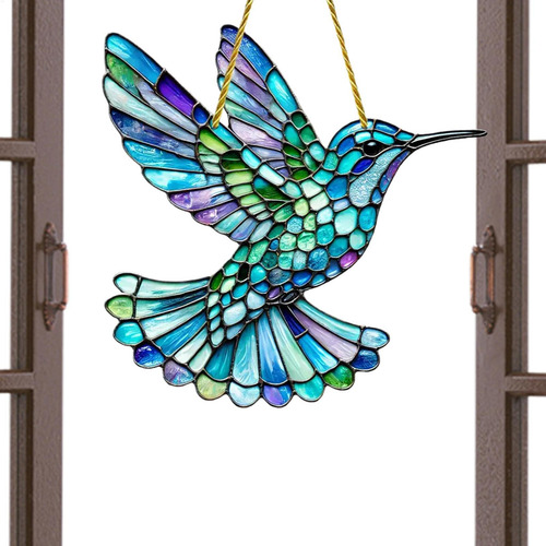 Para Pájaros Para Colibríes Colgante De Atrapasoles Acrílico