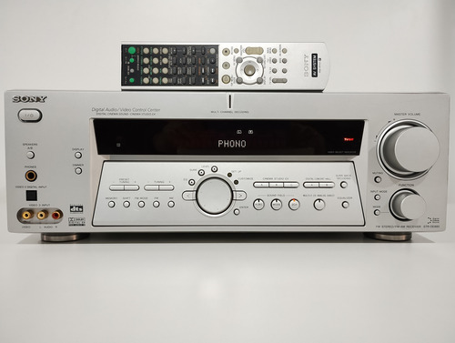 Receiver Sony A/v 5.1 C/ 500w Mod: Str-de885 + Z B Cr Usado Prateado (Usado)
