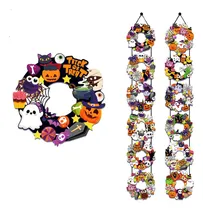 Comprar Decoracion Fiesta Halloween Puerta Corona Calabaza Fantasma