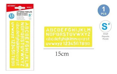 Prensa De Letras Pequeñas De 15cm