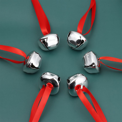 Adorno De Cascabel Navideño De 1.5 Pulgadas, Cascabeles Pola