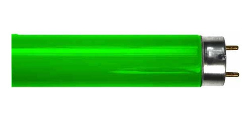 Lampada Fluor 40w T8 Verde 120cm Cromoterapia Kit C/20