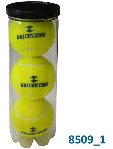 Pelotas De Tenis/padel Halcry Sello Verde Tubo X3 Balls