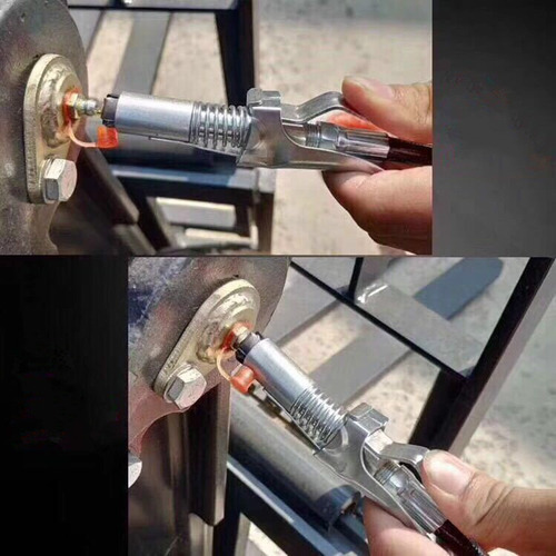 Acoplador De Grasa Con Boquilla Y Punta De Inyector De Aceit