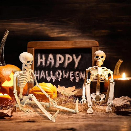 Esqueletos De Horror Halloween Decoraciones Calavera 40cm