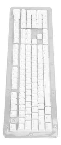 Teclas Translúcidas Alemãs, Teclado Minimalista De 108 Tecla
