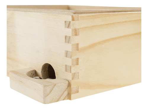 Juego De Laberinto De Madera De Laberinto Con Dos Canicas De