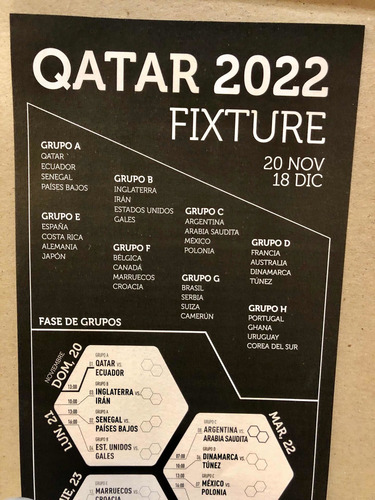 Imagen 2 de 6 de Calendario Y Fixture