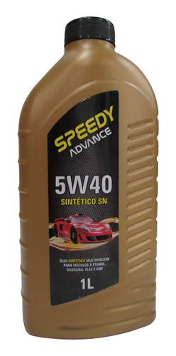 Óleo De Motor 5w40 Sintético Speedy