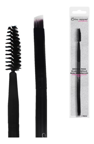 Brocha Profesional Duo Para Cejas Con Cepillo By Apple