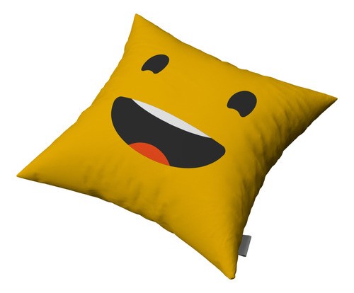 Almohadon Emojis Sonrisa Personalizables 30x30cm #009