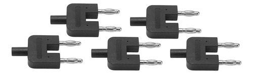 Conector Banana Plugs De 2 Vías, 5 Piezas, Doble Fila, 1