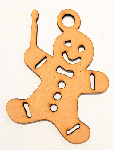 9 Esferas Copos 7.5cm Adorno Navidad, Mdf, Corte Laser Esf00